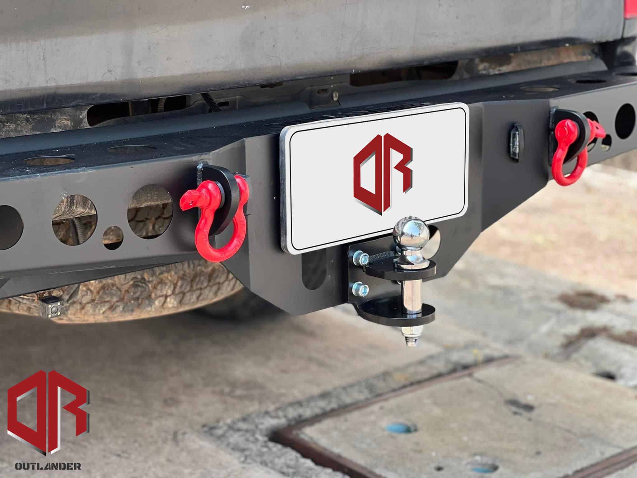 Attelage de remorque (rouge/noir) – Image 3