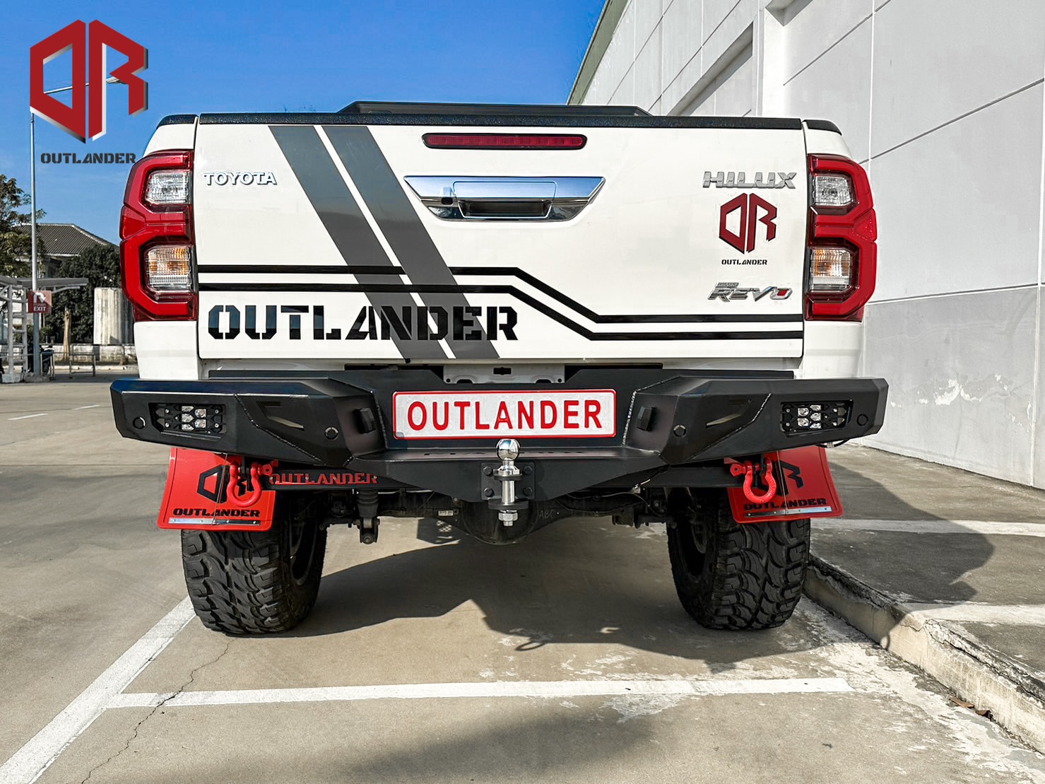 Bavettes OUTLANDER4x4 rouge – Image 3