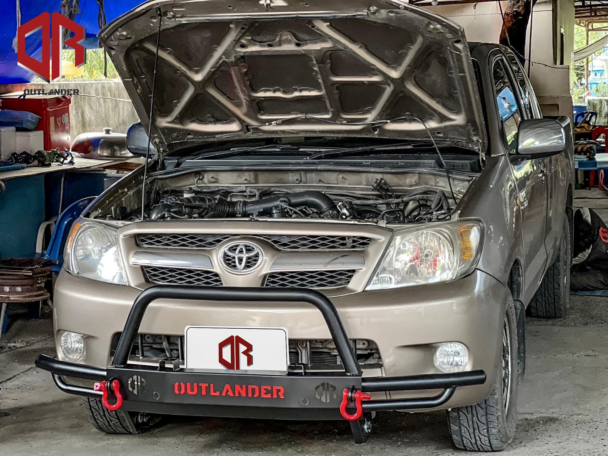 Toyota Hilux vigo with Rocky Front bumper