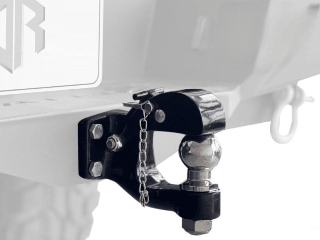 Crochet avec boule d'attelage