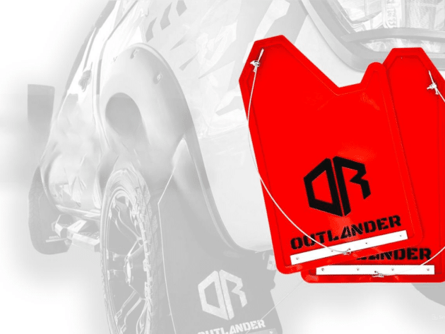 Bavettes OUTLANDER4x4 rouge