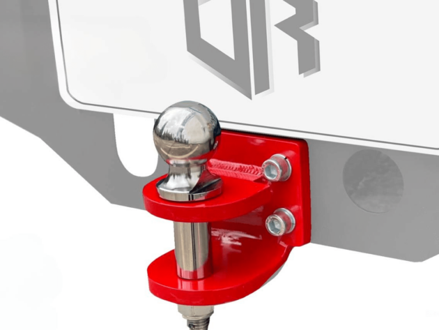 Attelage de remorque (rouge/noir)