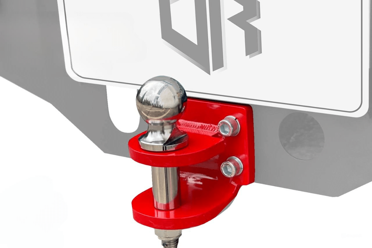 Attelage de remorque (rouge/noir)